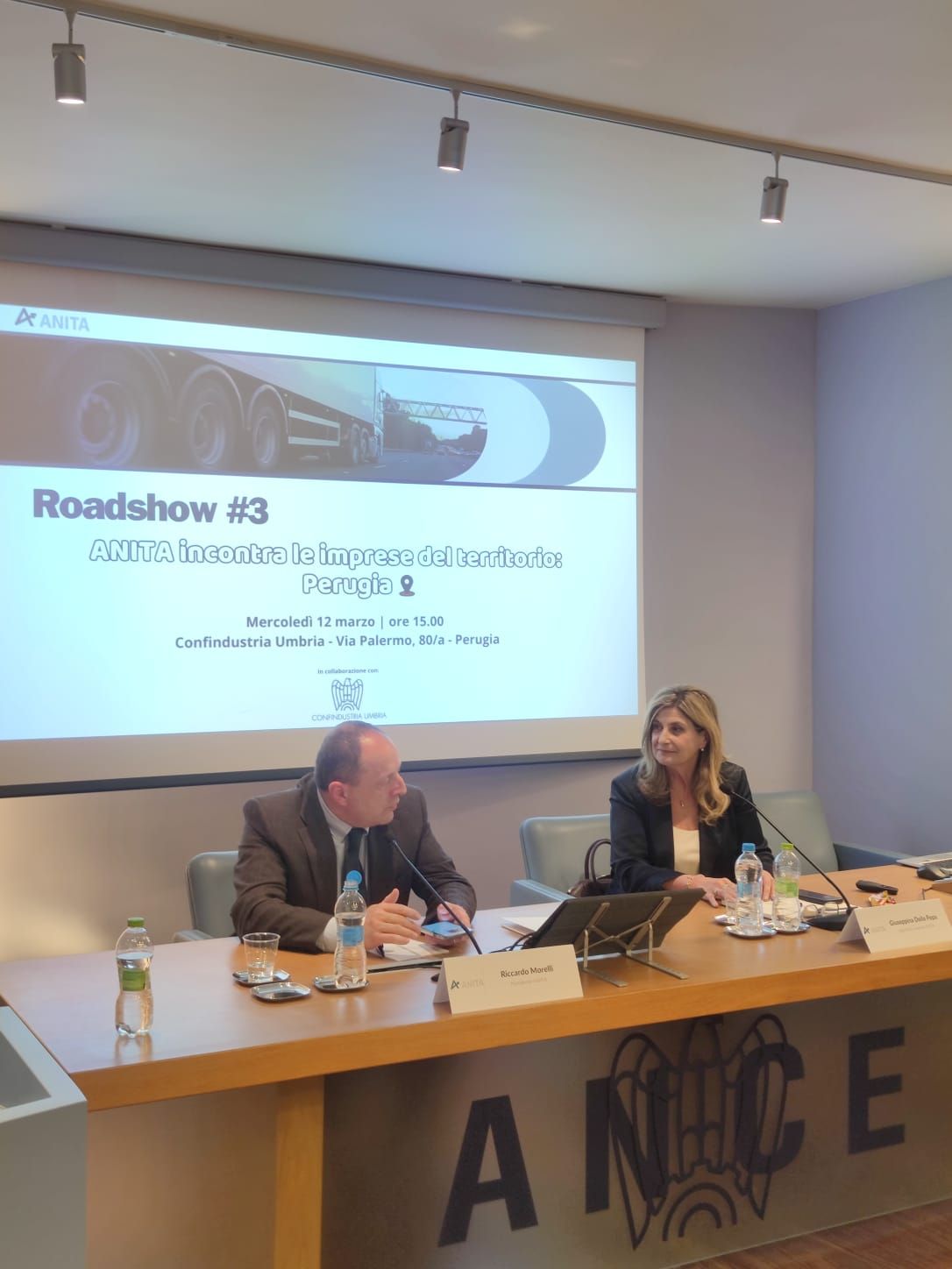 Comunicato stampa congiunto - Autotrasporto merci e logistica, prosegue in Umbria il Roadshow nazionale di ANITA